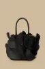 Black Leather Flower Bag sold by FARM Rio