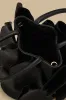 Black Leather Flower Bag sold by FARM Rio