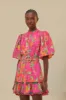 Pink Delicate Fruit Garden Mini Dress sold by FARM Rio