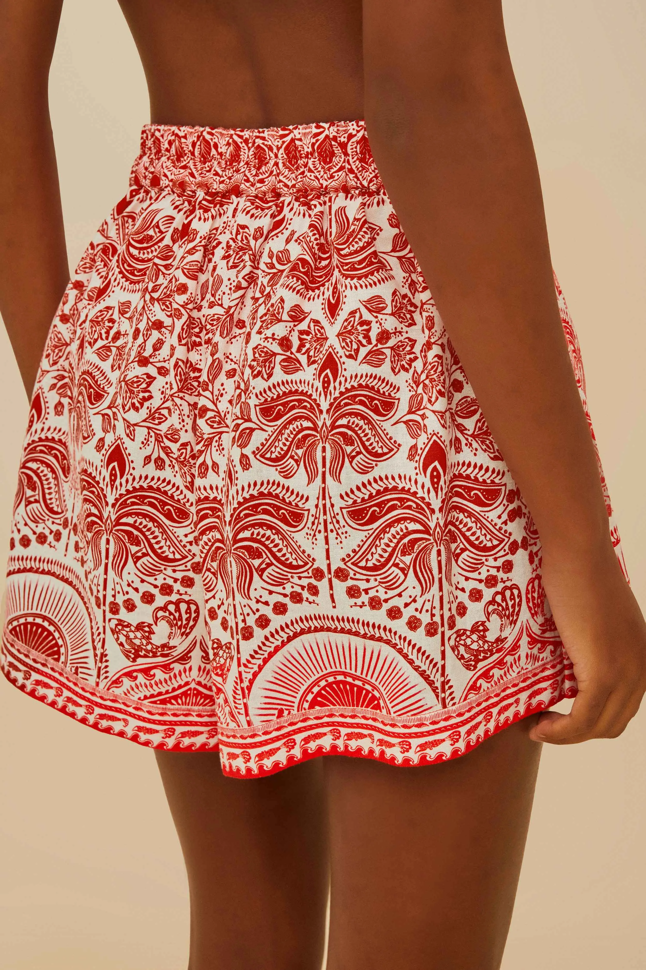 Red River Ride LENZING™ ECOVERO™ Euroflax™ Shorts sold by FARM Rio product image thumbnail 4