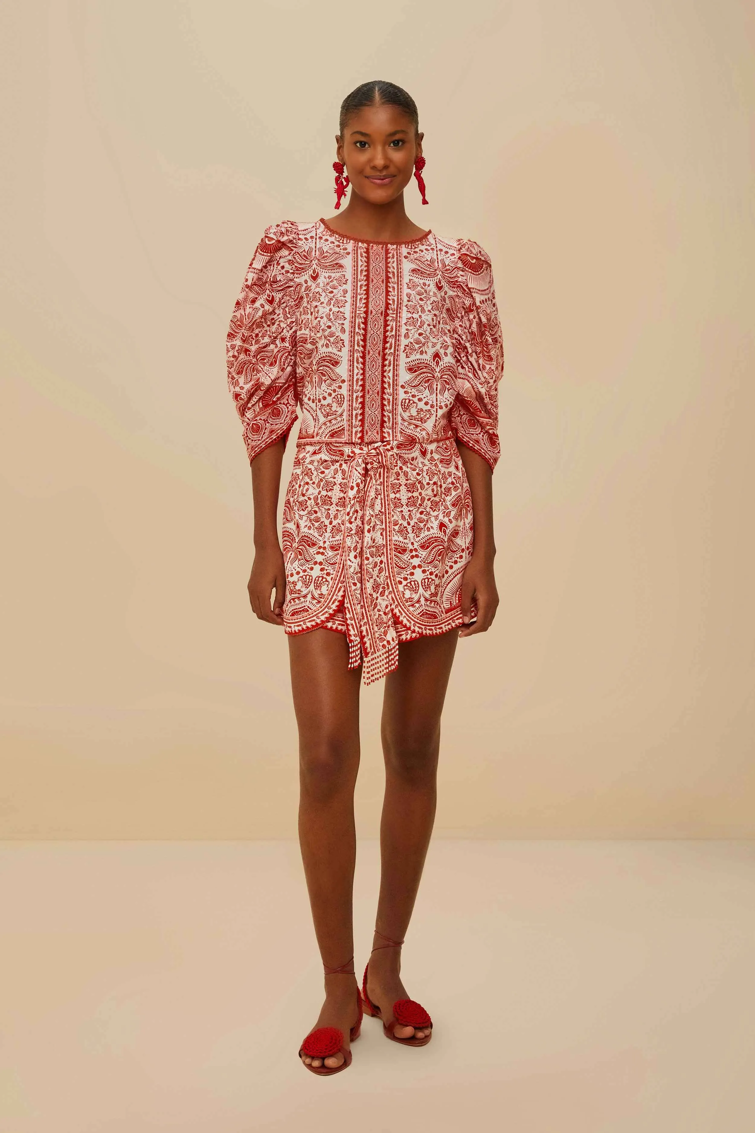 Red River Ride LENZING™ ECOVERO™ Euroflax™ Shorts sold by FARM Rio