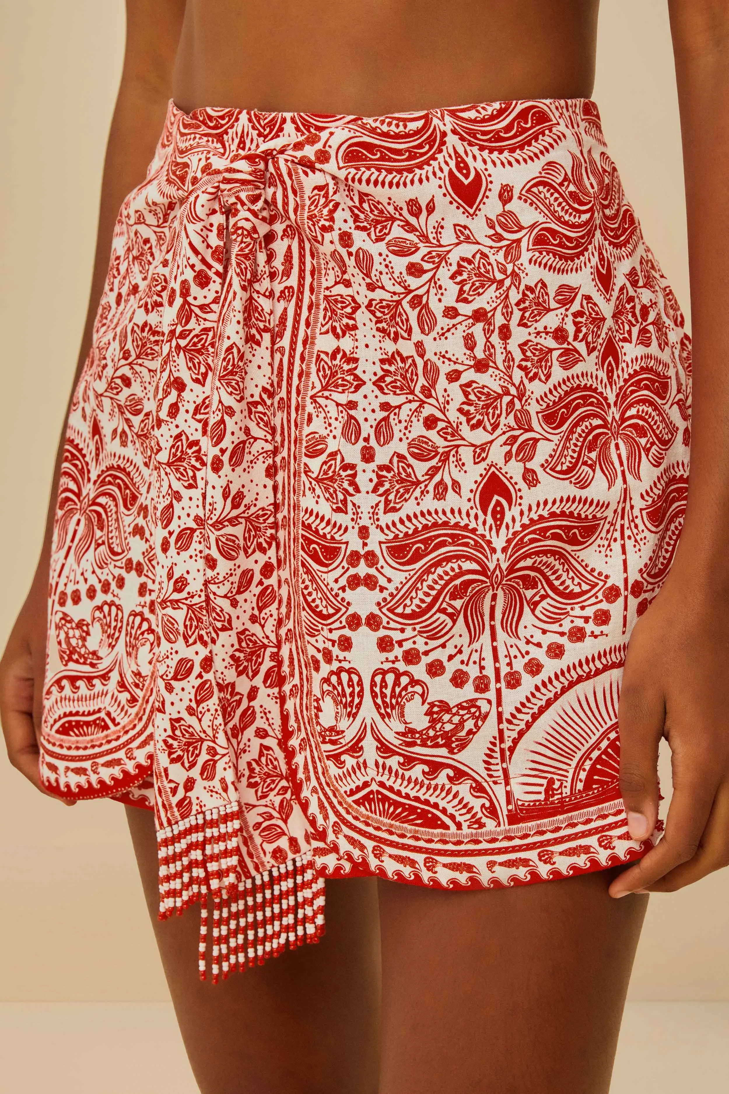 Red River Ride LENZING™ ECOVERO™ Euroflax™ Shorts sold by FARM Rio product image thumbnail 3