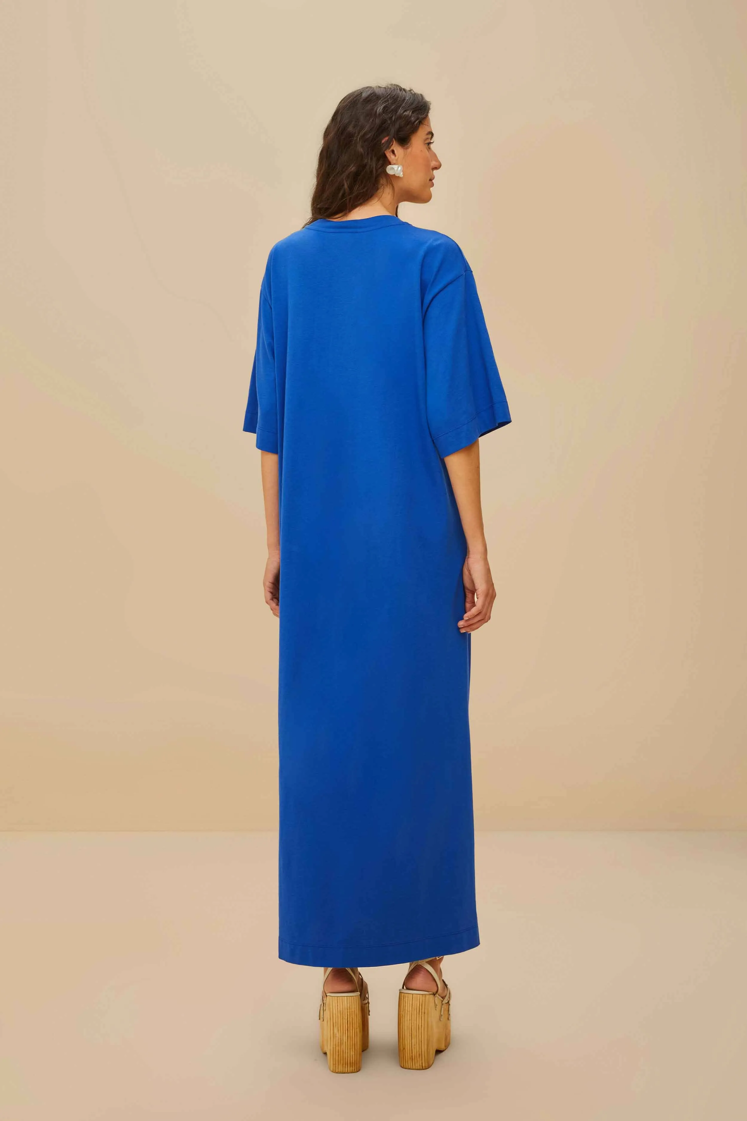 Blue Rio Organic Cotton Maxi Dress sold by FARM Rio product image thumbnail 4