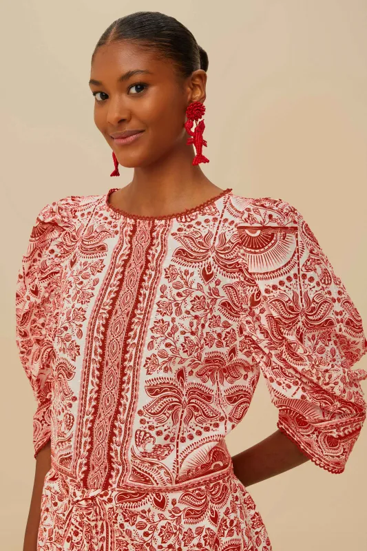 Red River Ride Blouse sold by FARM Rio