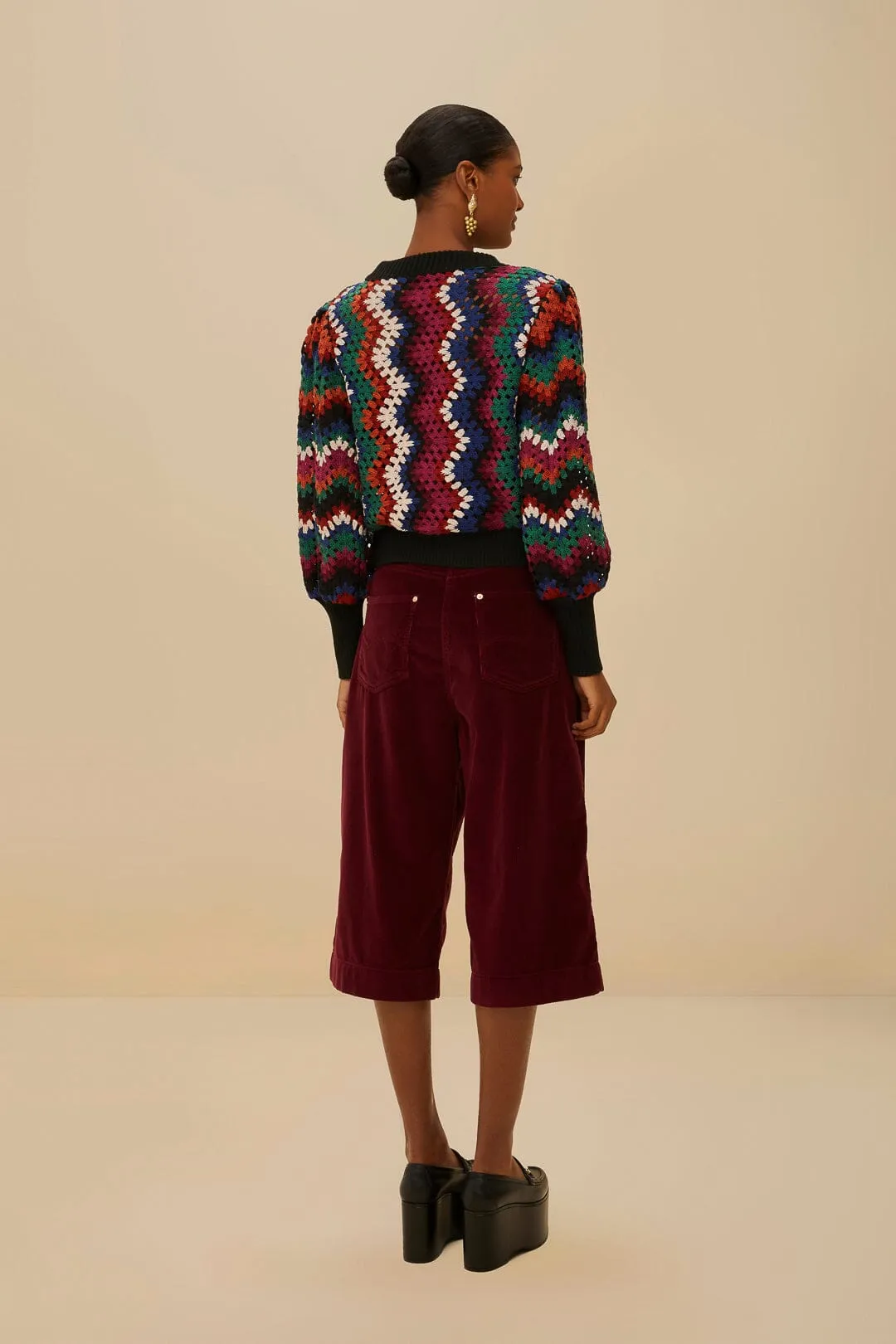 Black Denim Pants sold by FARM Rio product image thumbnail 3