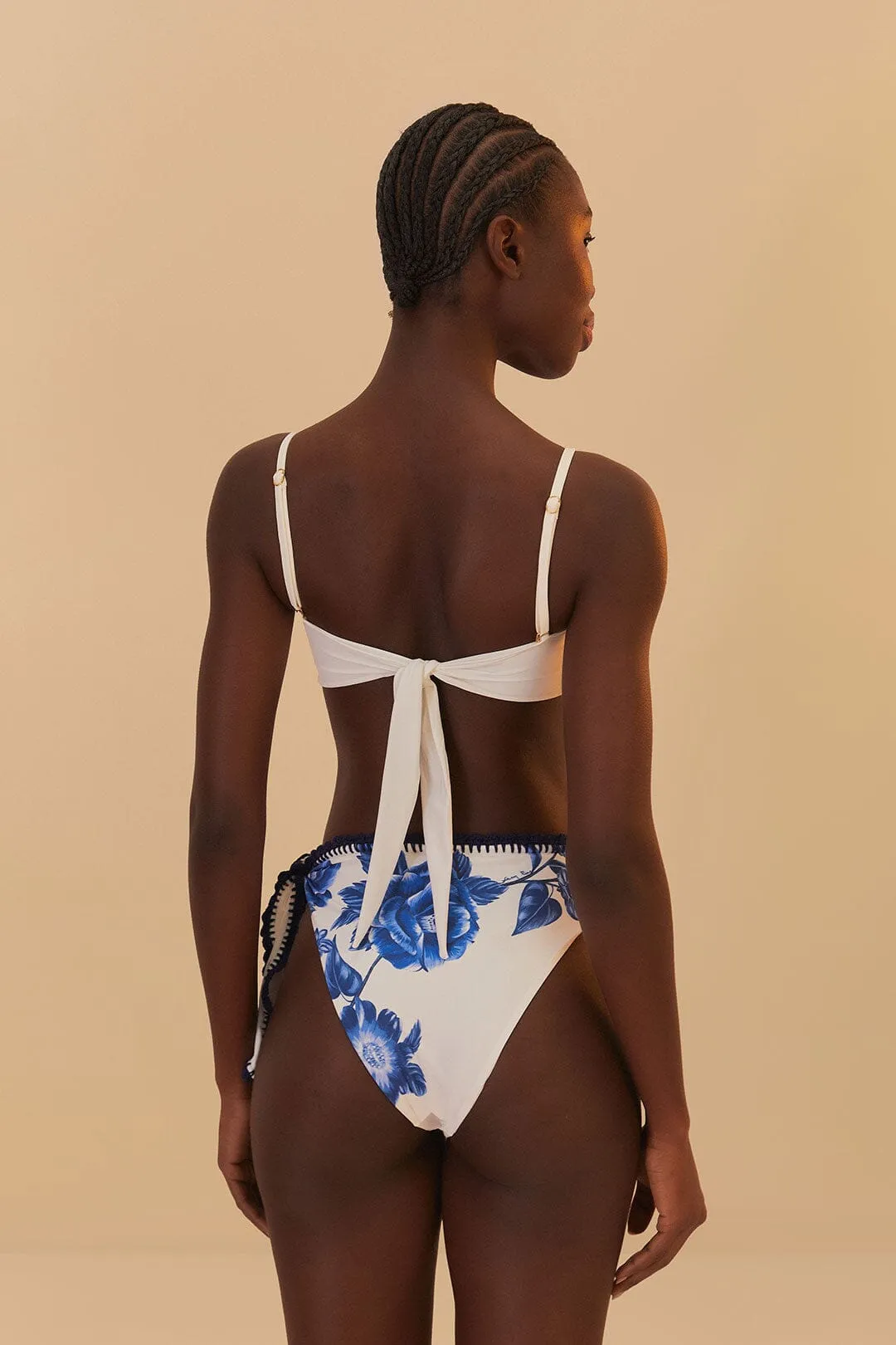 Floral Cascade Full High Waist Bikini Bottom sold by FARM Rio product image thumbnail 3