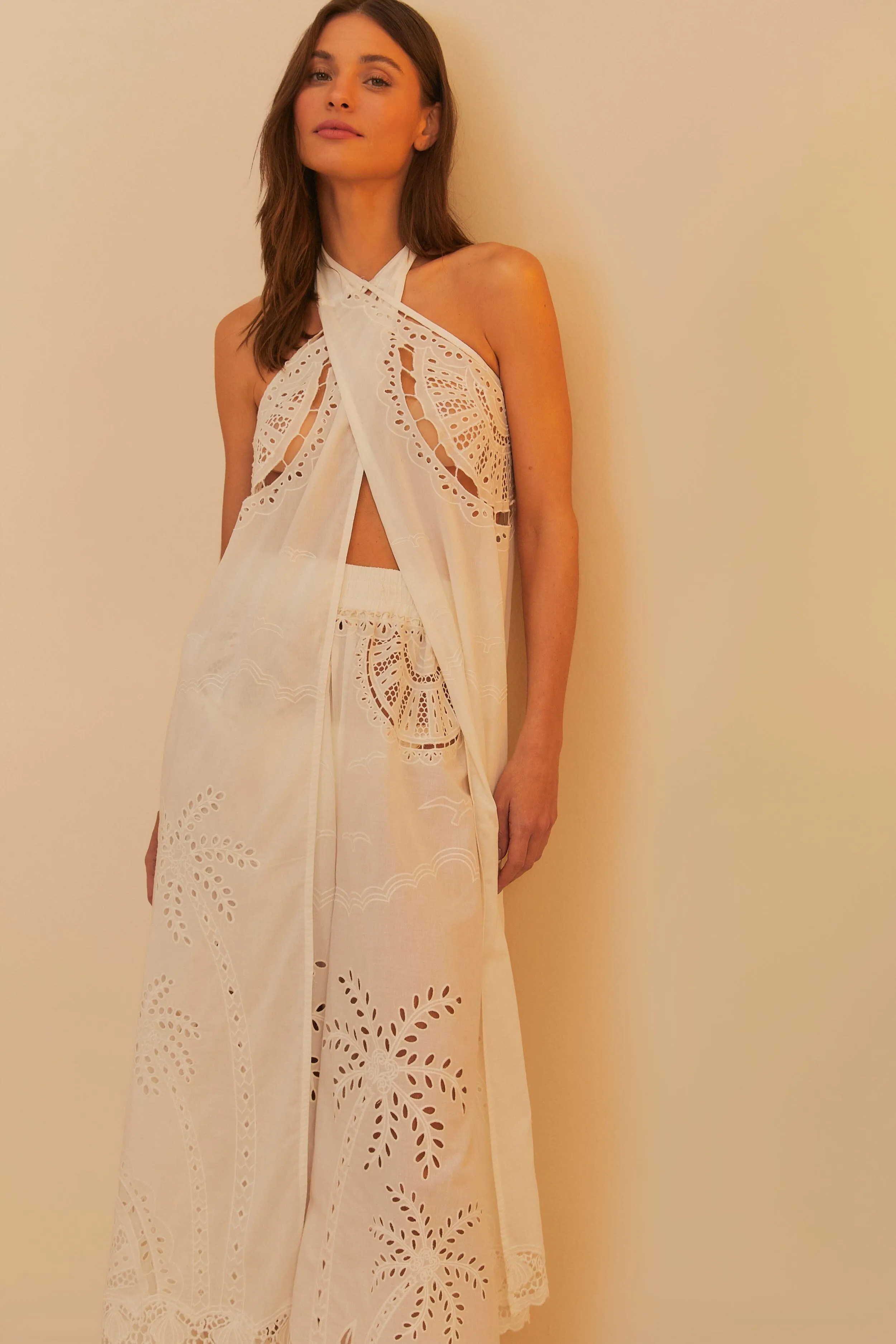 Palm Trees Richilieu Tunic sold by FARM Rio