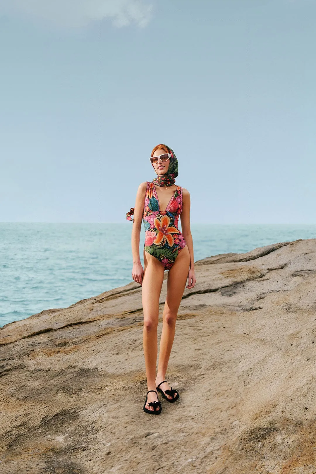 Stitched Garden One Piece sold by FARM Rio