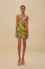 Bright Nature Yellow Mini Dress Sleeveless sold by FARM Rio