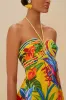 Bright Nature Yellow Mini Dress Sleeveless sold by FARM Rio