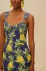 Delicate Pineapple Navy Blue Sleeveless Lacing Min sold by FARM Rio