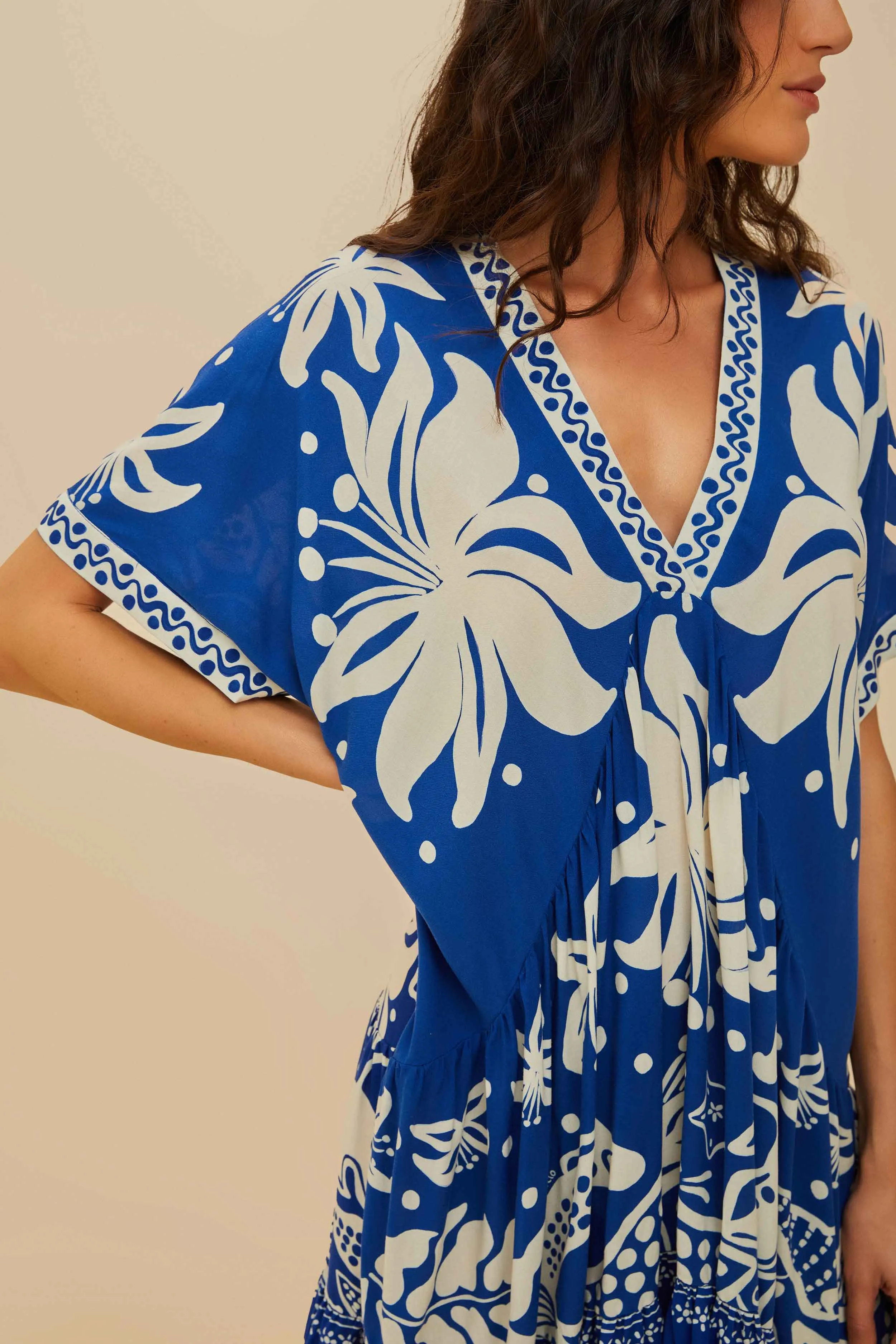 Ocean Scarf Mini Dress sold by FARM Rio product image thumbnail 3