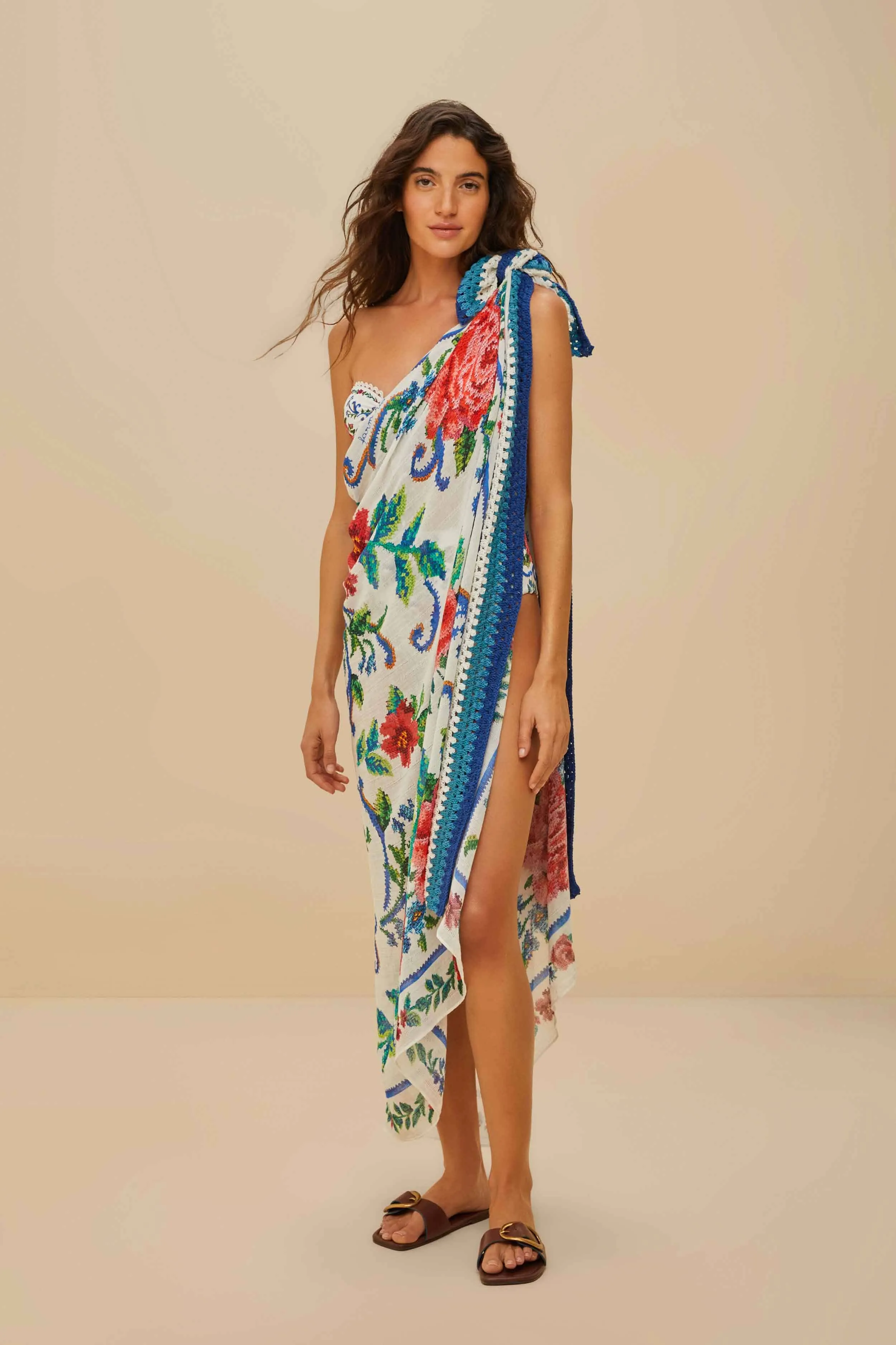 Flower Tapestry Sarong sold by FARM Rio