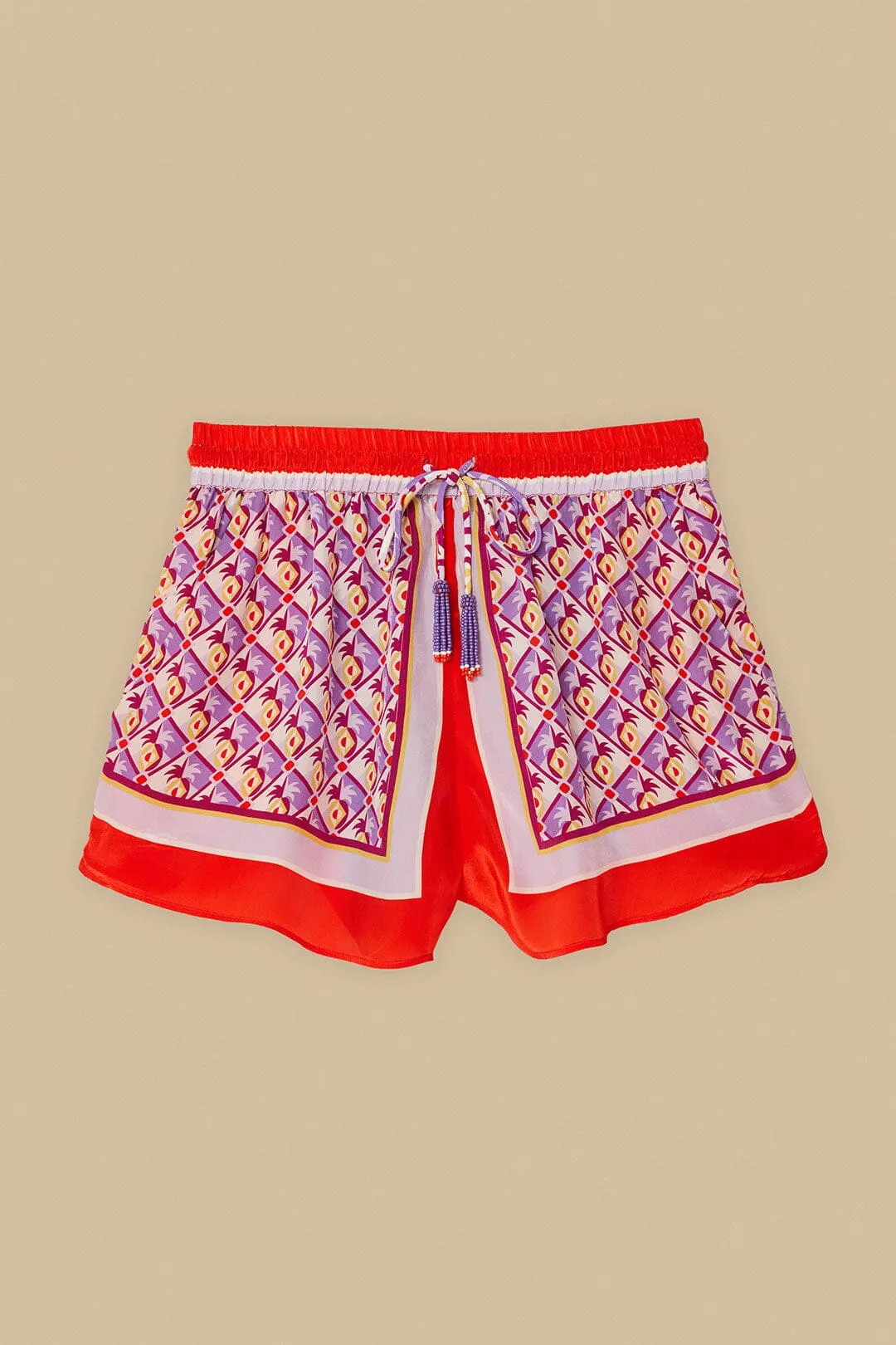 Multicolor Graphic Pineapple Scarf Shorts sold by FARM Rio product image thumbnail 4