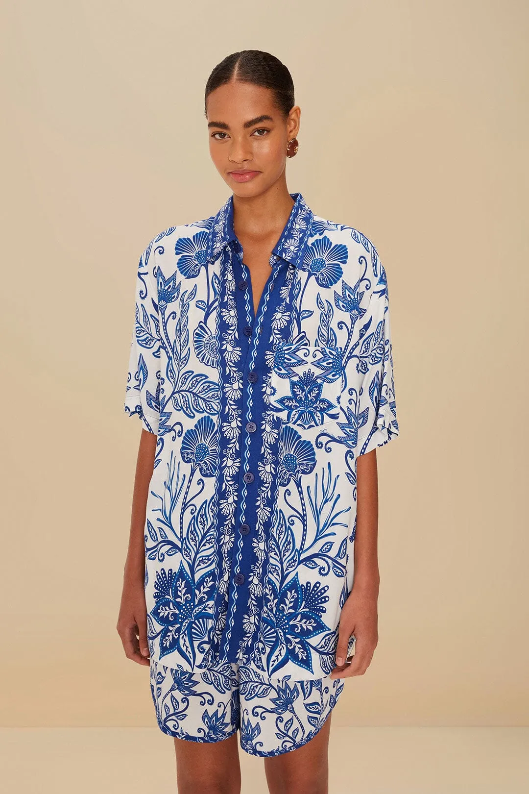 Multicolor Summer Picnic LENZING™ Shirt sold by FARM Rio product image thumbnail 2