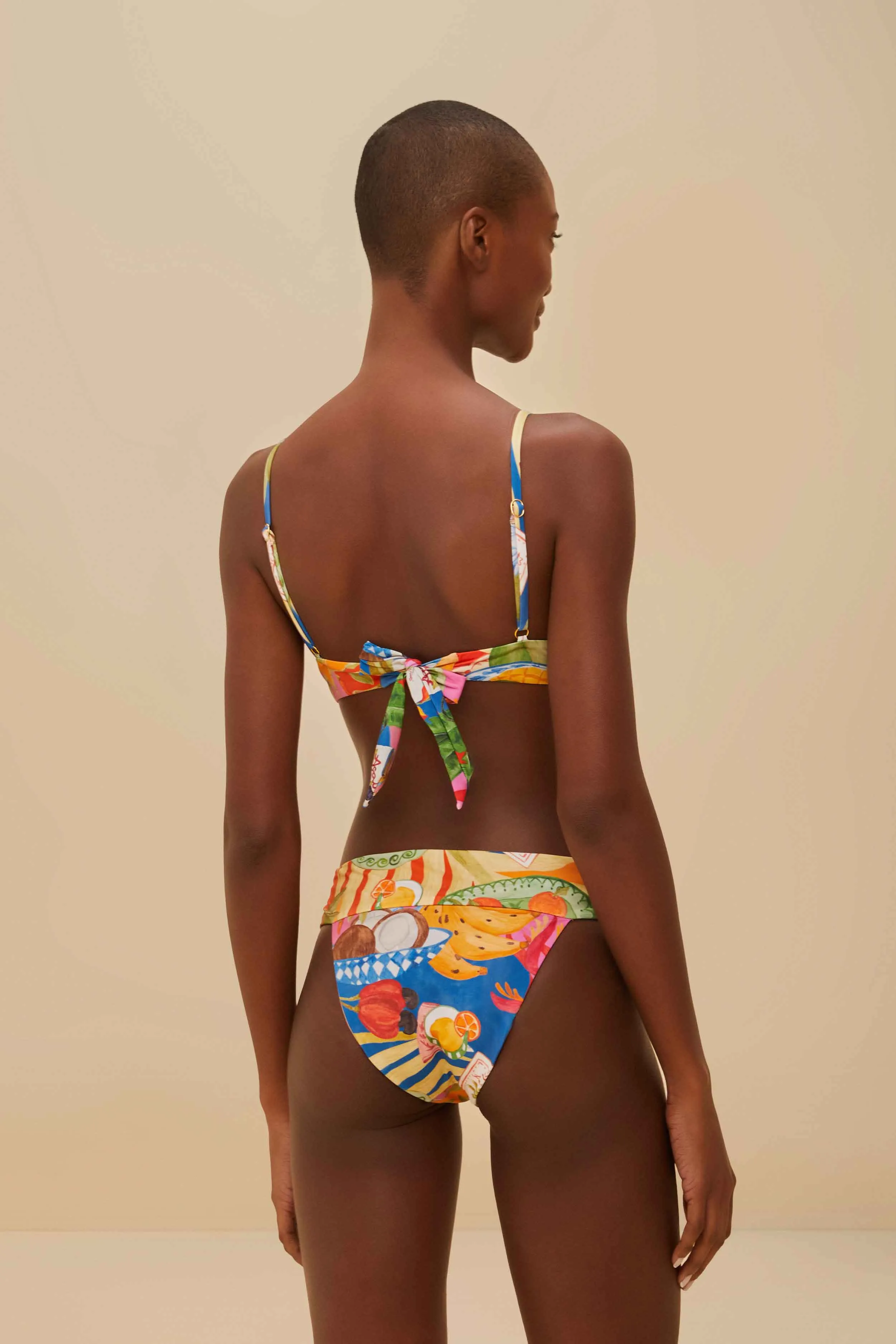 Multicolor Summer Picnic Bikini Bottom sold by FARM Rio product image thumbnail 3