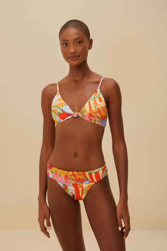 Multicolor Summer Picnic Bikini Bottom sold by FARM Rio