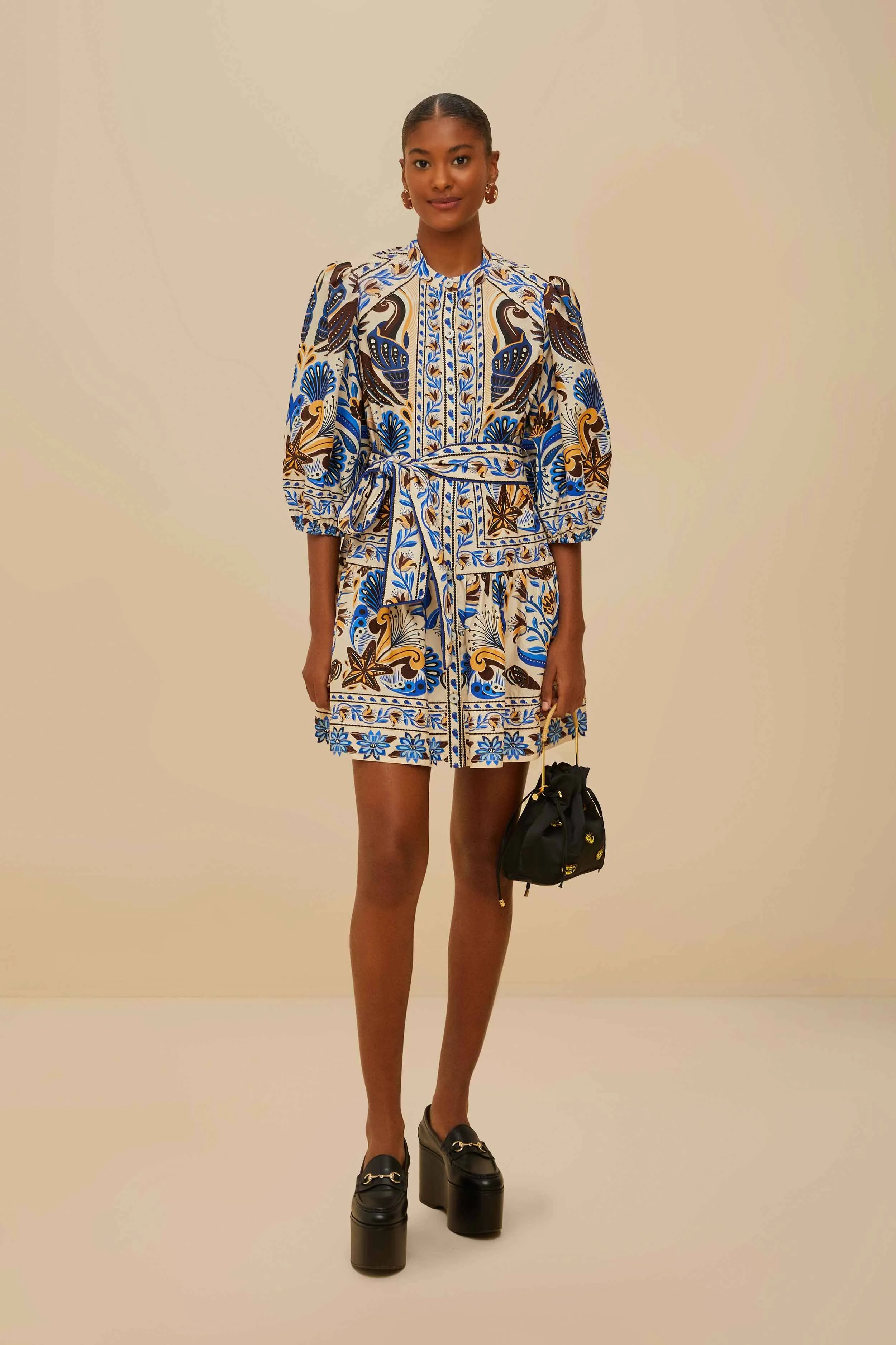 Sand Nature Land Organic Cotton Mini Dress sold by FARM Rio