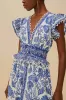 Off-White Shell Garden Maxi Dress sold by FARM Rio