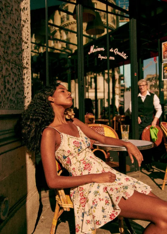 Romantic Garden Daniela Short Dress sold by FARM Rio