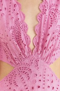 Pink Richelieu Midi Dress sold by FARM Rio