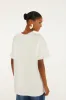 Off-White Tropical Organic Cotton Relaxed T-Shirt sold by FARM Rio