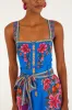 Blue Summer Fruit Scarf Lenzing™ Ecovero™ Euroflex Romper sold by FARM Rio