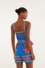 Blue Summer Fruit Scarf Lenzing™ Ecovero™ Euroflex Romper sold by FARM Rio