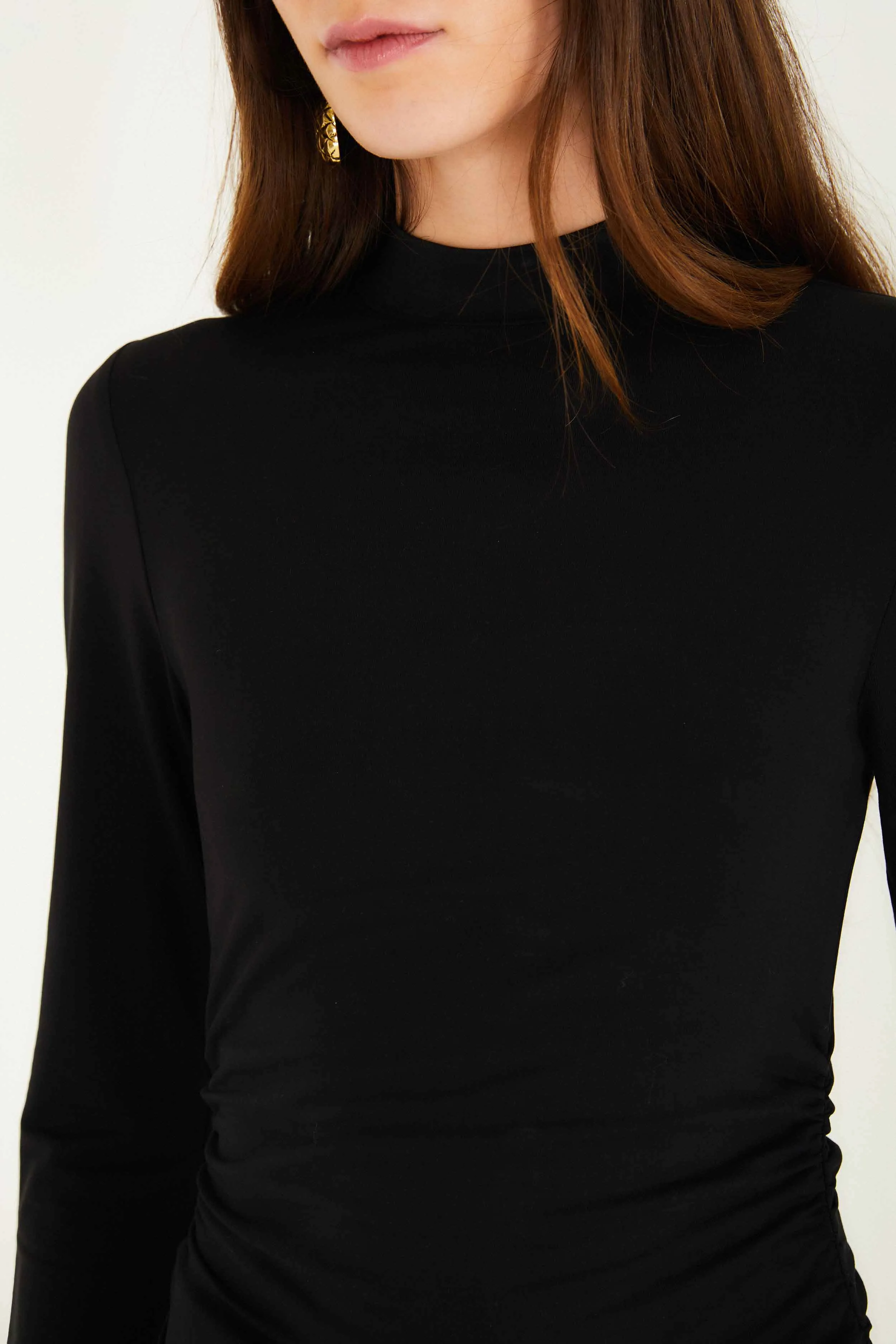 Black Jersey Long Sleeve Blouse sold by FARM Rio product image thumbnail 2