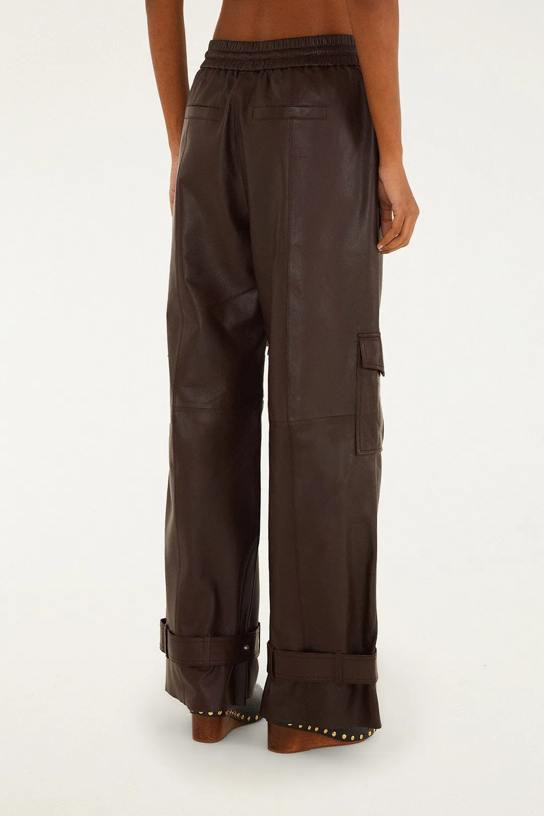 Burgundy Leather Pants sold by FARM Rio product image thumbnail 4