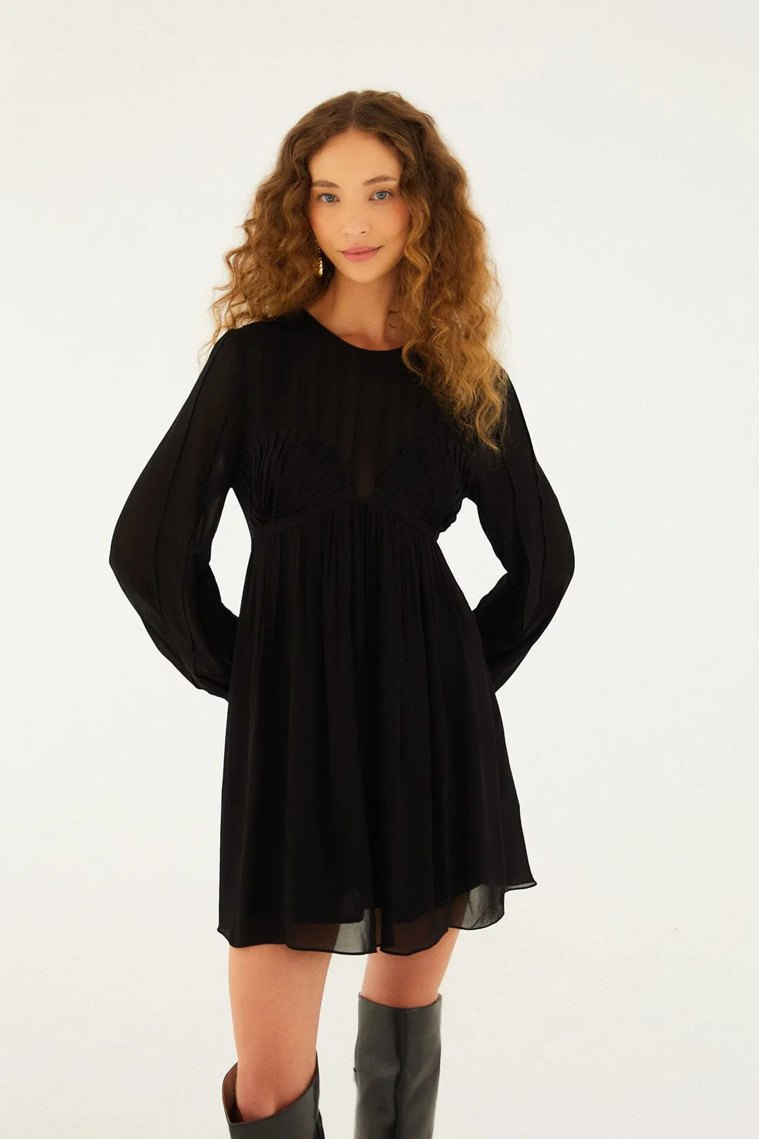Black Shell Mini Dress sold by FARM Rio product image thumbnail 2
