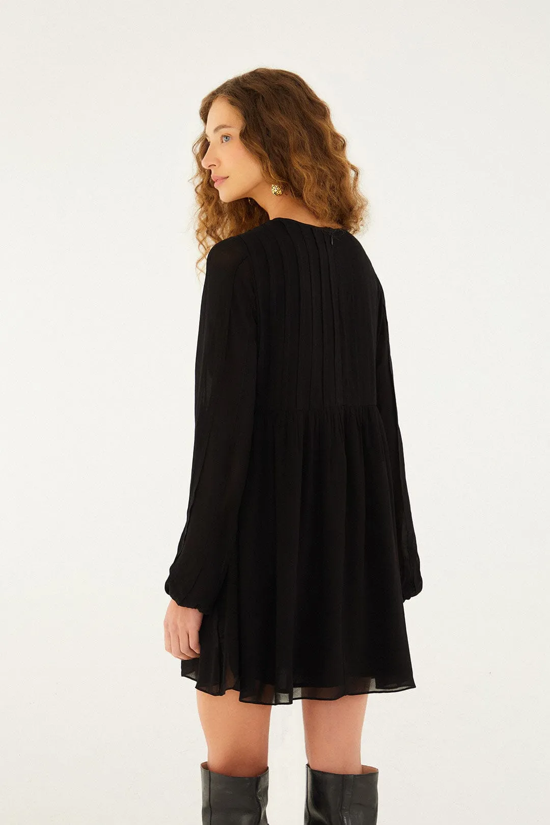 Black Shell Mini Dress sold by FARM Rio product image thumbnail 4