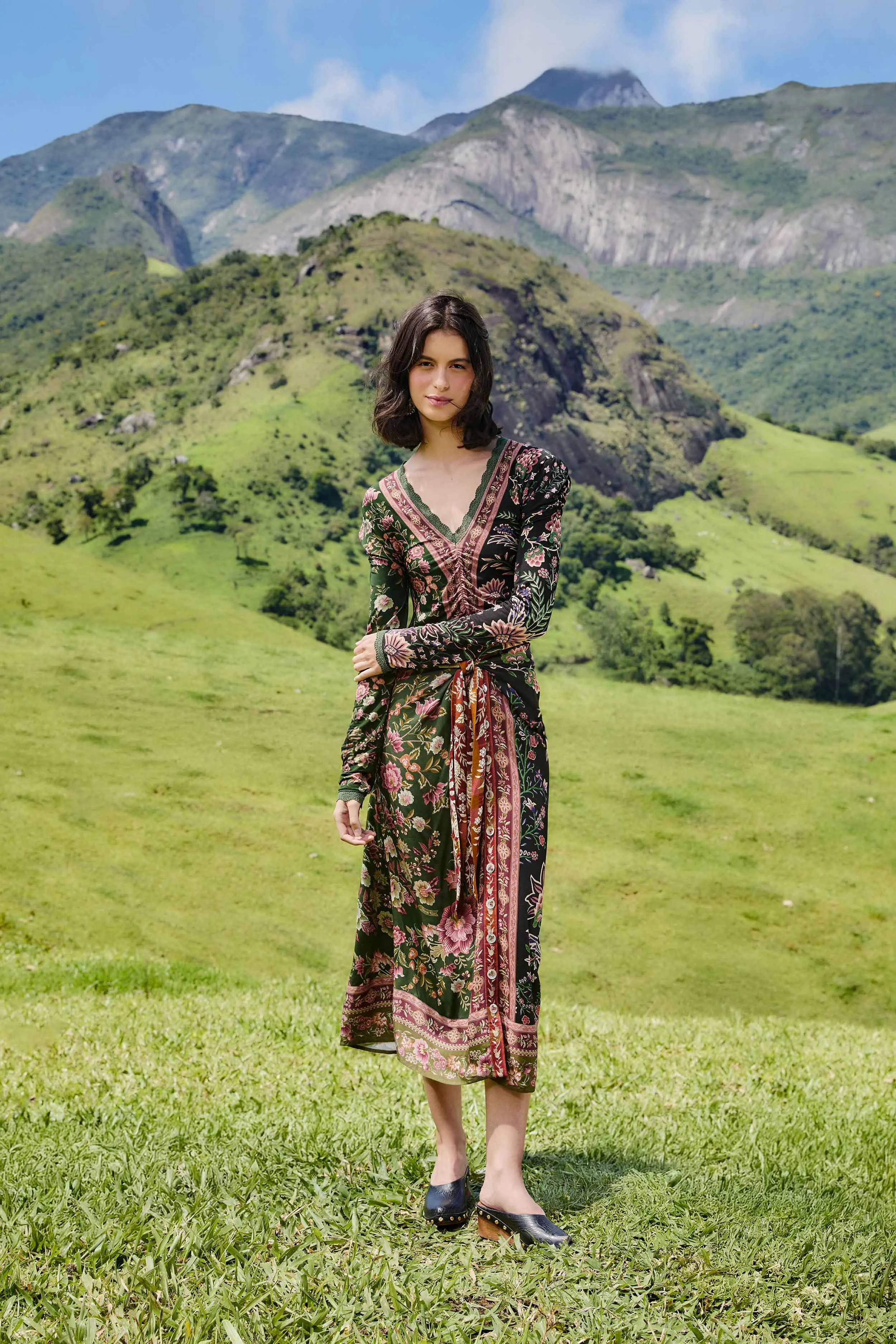 Mixed Winter Garden Long Sleeve Blouse sold by FARM Rio product image thumbnail 2