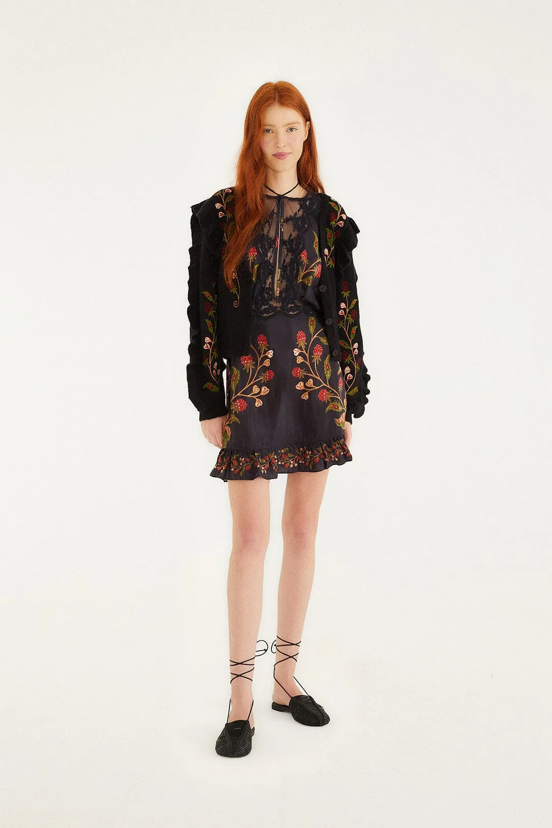 Black Macrame Mule sold by FARM Rio product image thumbnail 4