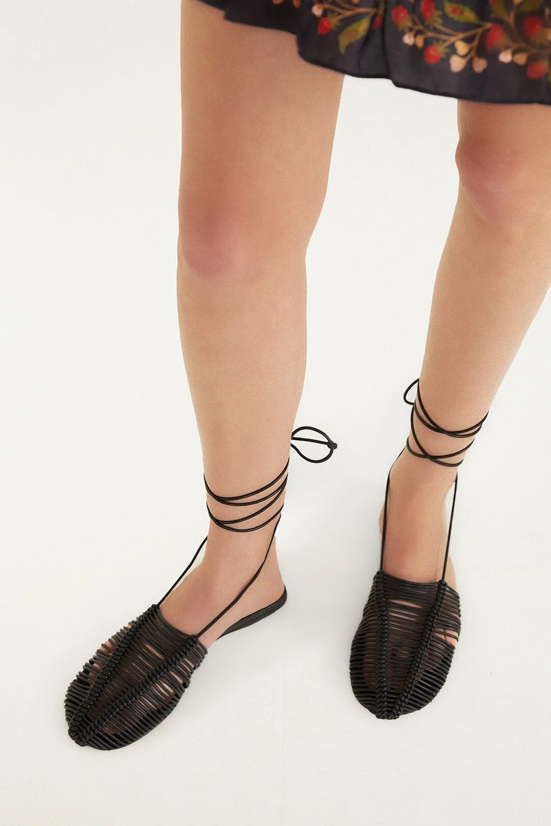 Black Macrame Mule sold by FARM Rio product image thumbnail 2