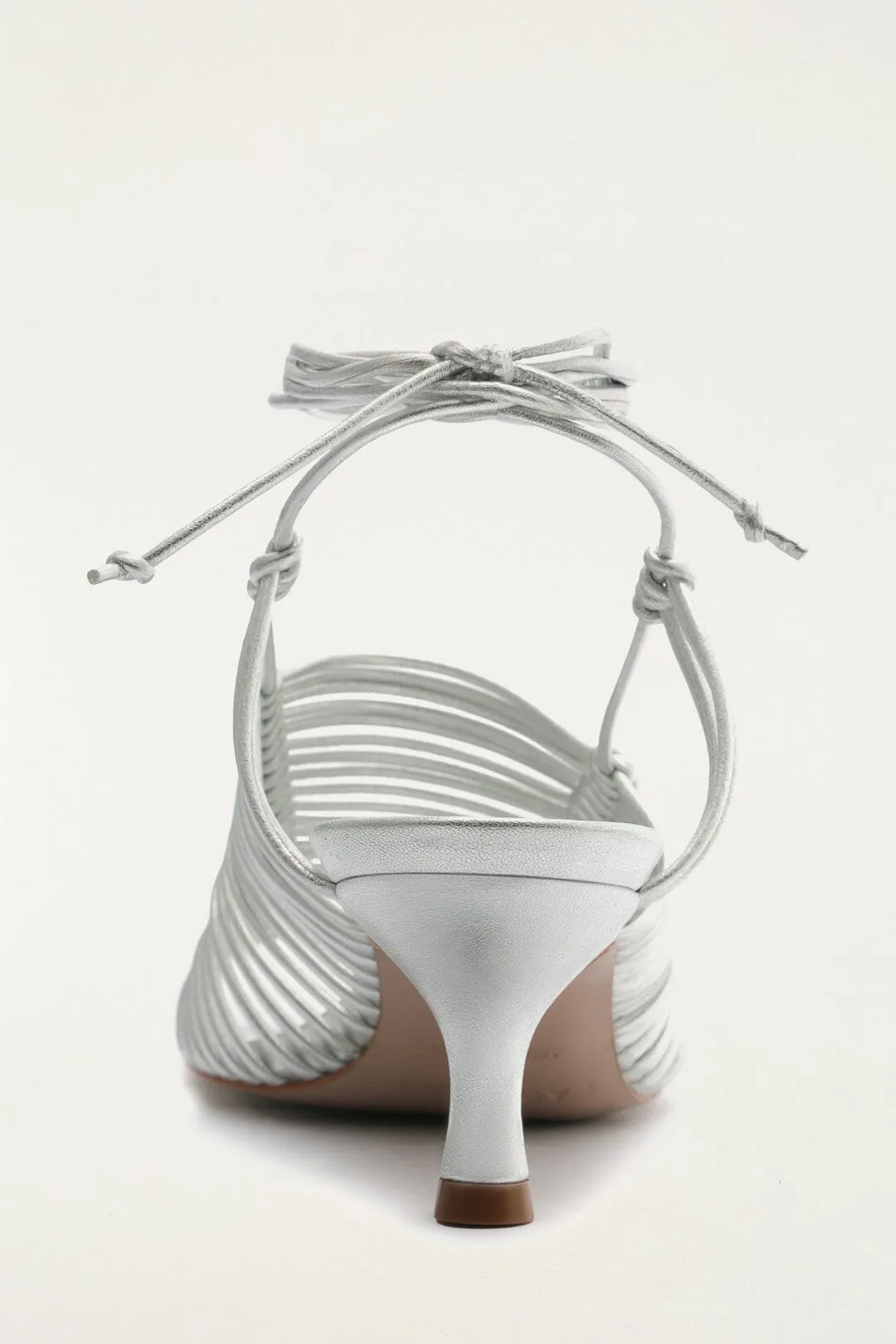 Silver Macrame Heeled Sandal sold by FARM Rio product image thumbnail 4