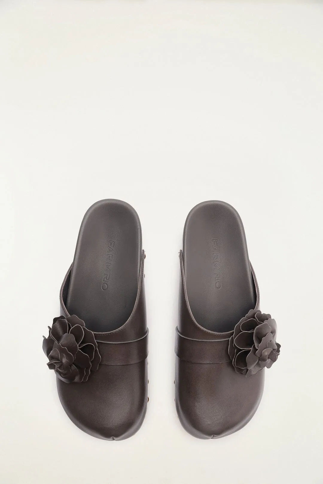 Dark Brown Flower Clog sold by FARM Rio product image thumbnail 3