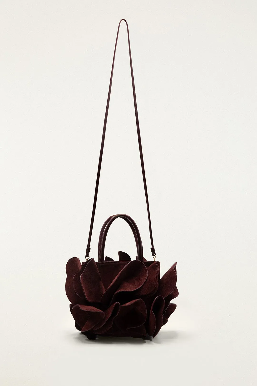 Brown Leather Flower Bag sold by FARM Rio product image thumbnail 3