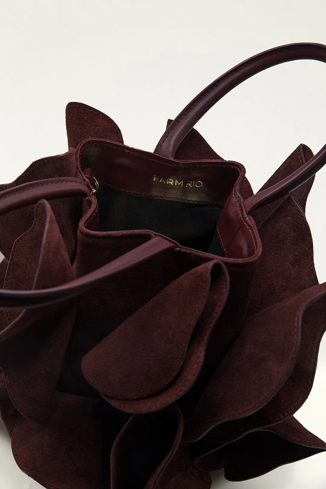 Brown Leather Flower Bag sold by FARM Rio product image thumbnail 4