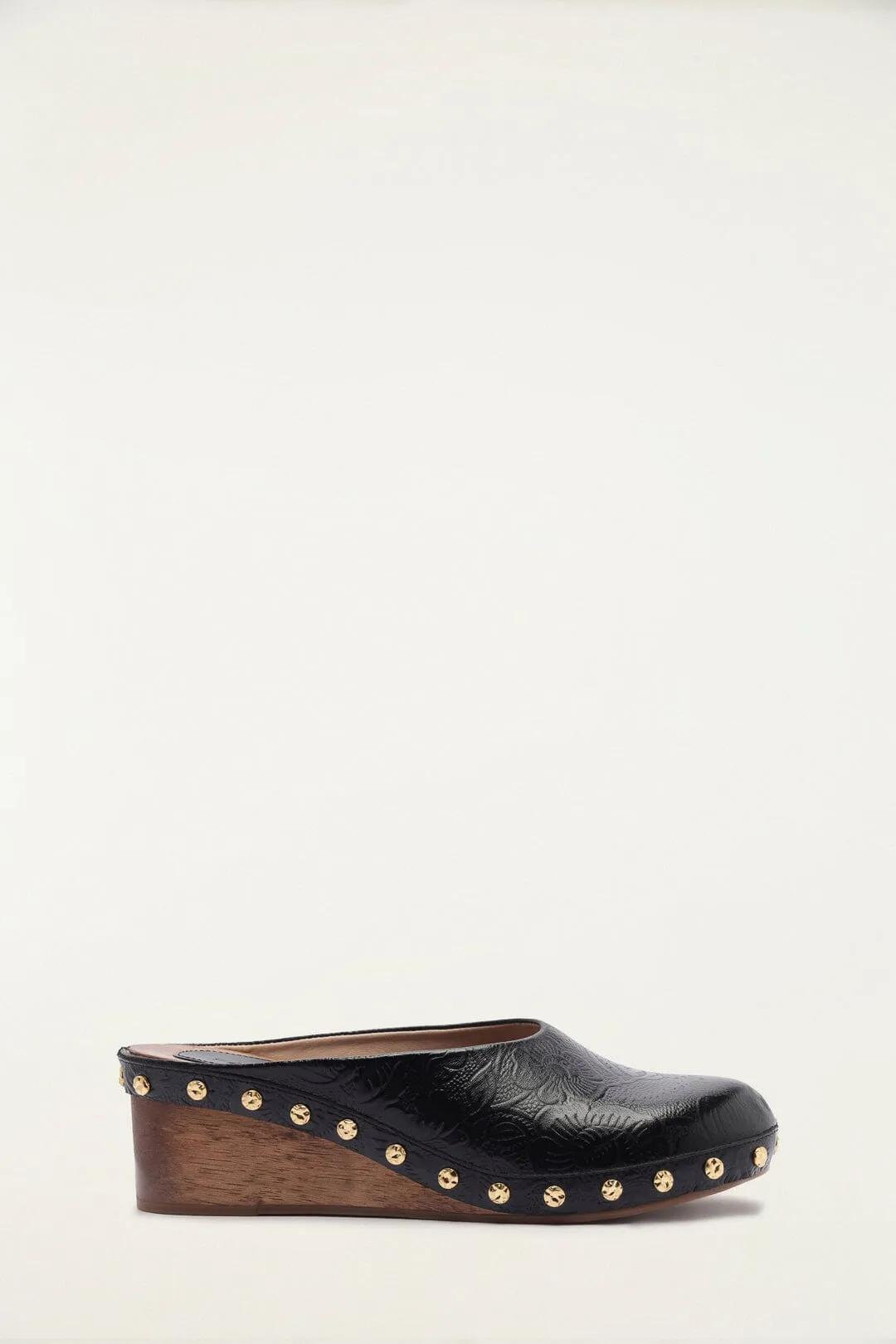 Black Embossed Wedge Clog sold by FARM Rio product image thumbnail 2