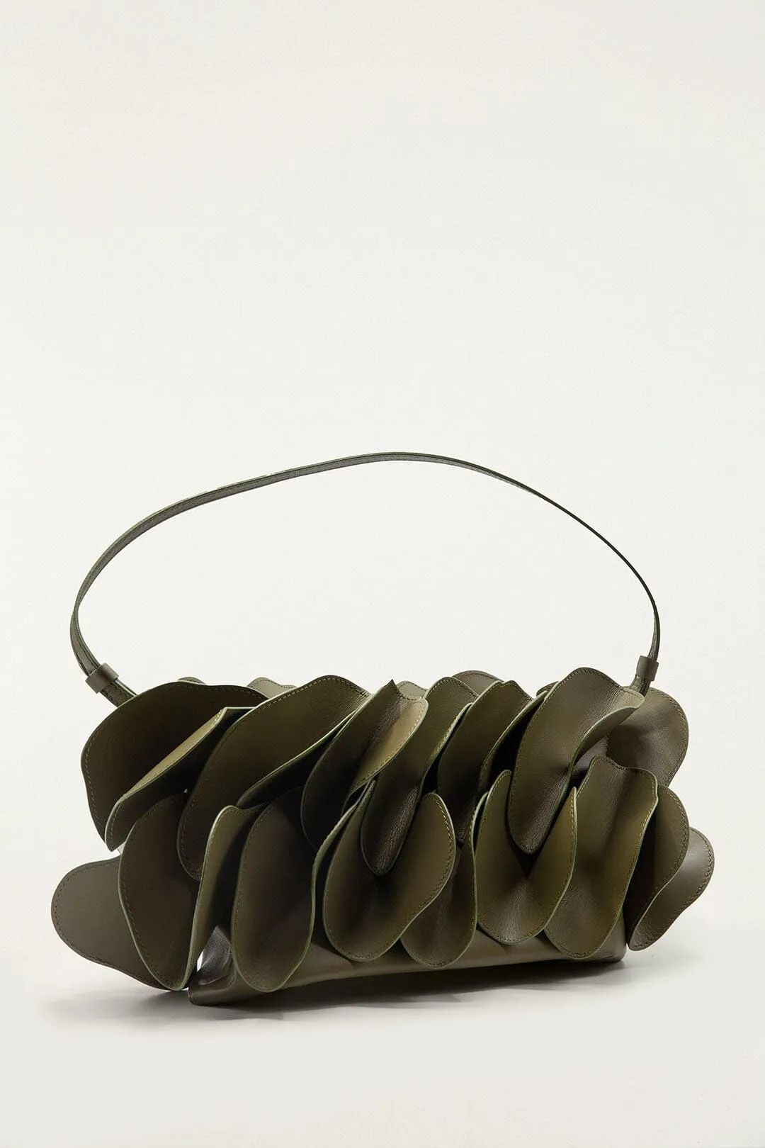 Green Leather Shoulder Flower Bag sold by FARM Rio product image thumbnail 2