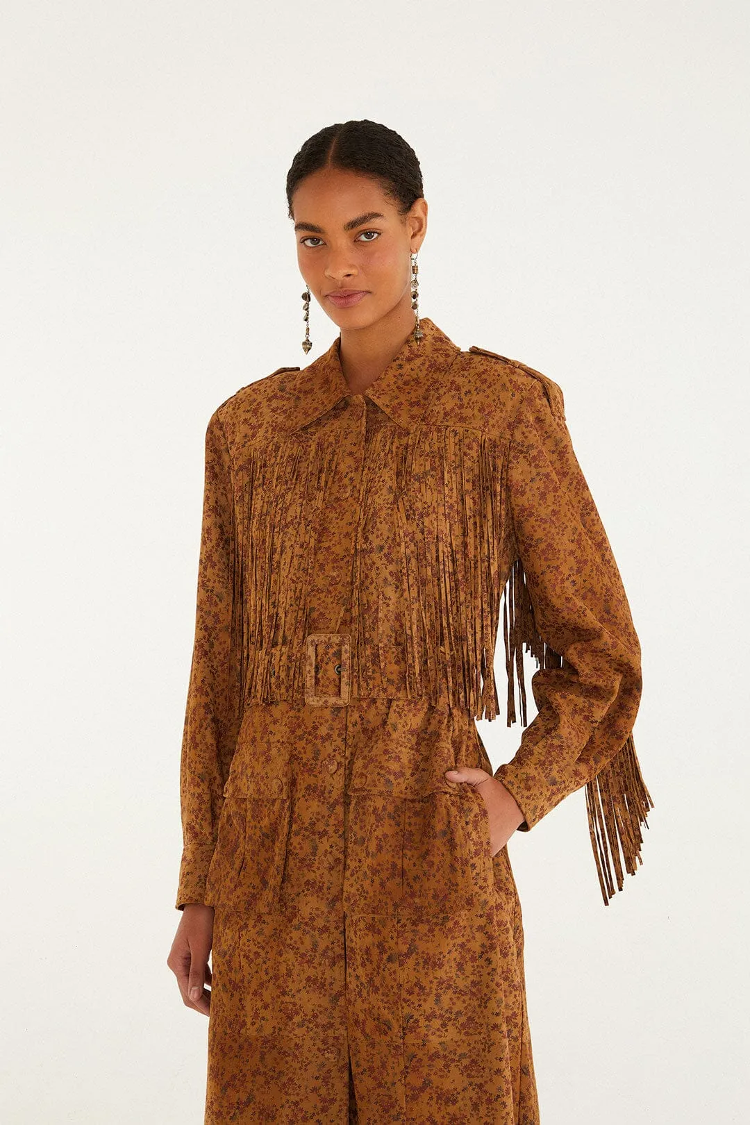 Liberty Leather Trench Coat sold by FARM Rio product image thumbnail 2