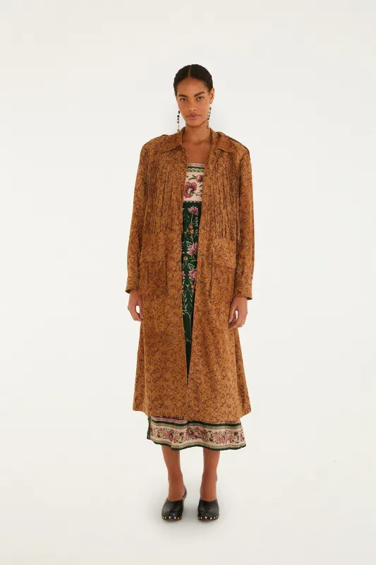 Liberty Leather Trench Coat sold by FARM Rio