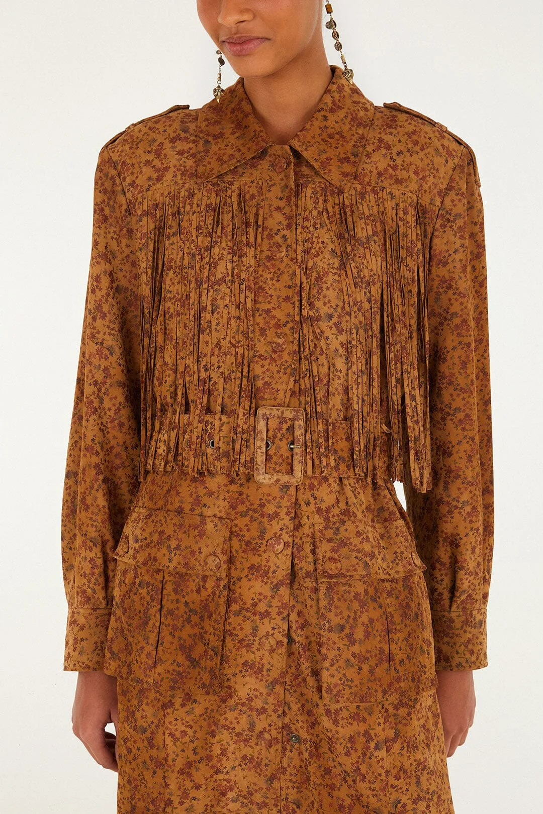 Liberty Leather Trench Coat sold by FARM Rio product image thumbnail 4