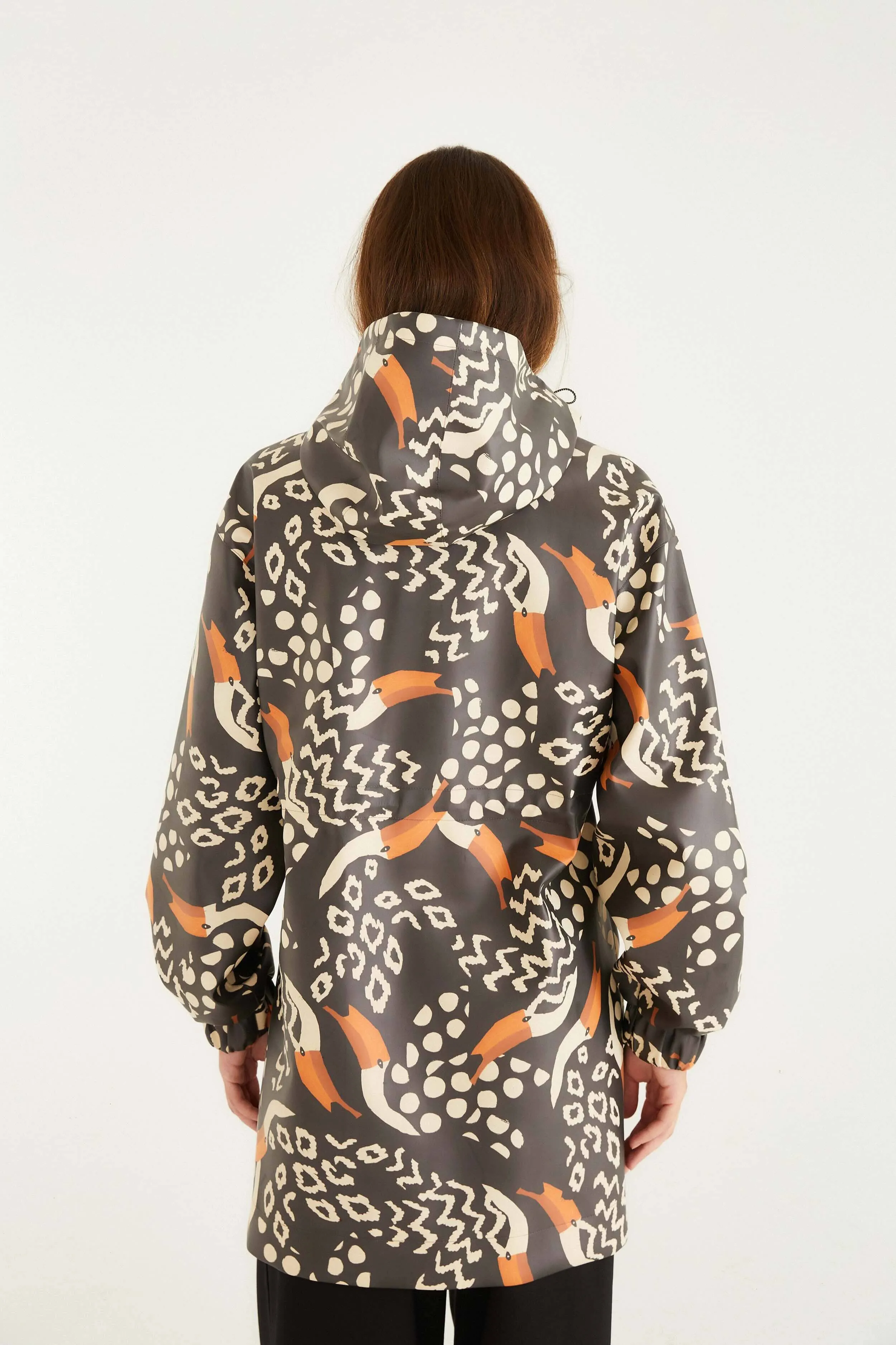 Black Tucanismo Raincoat sold by FARM Rio product image thumbnail 3