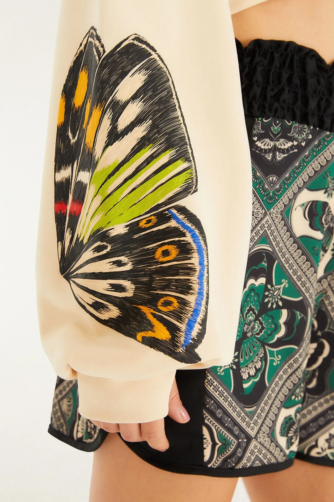 Colorfly Adidas Off-White Hoodie sold by FARM Rio product image thumbnail 2