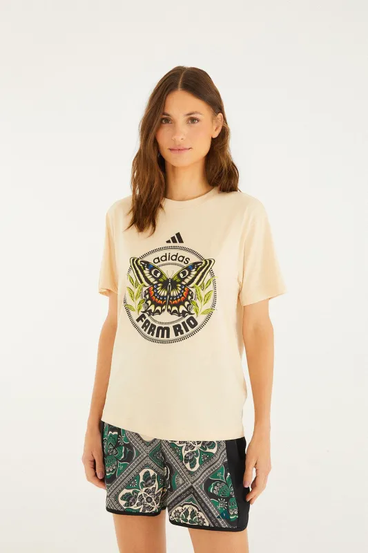Move Like A Butterfly Off-White Adidas T-Shirt sold by FARM Rio