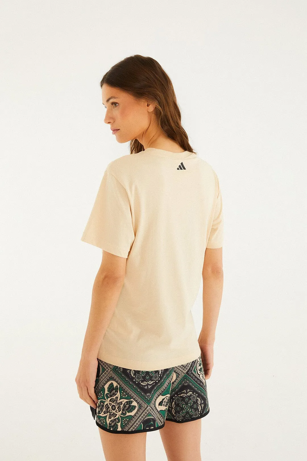 Move Like A Butterfly Off-White Adidas T-Shirt sold by FARM Rio product image thumbnail 3
