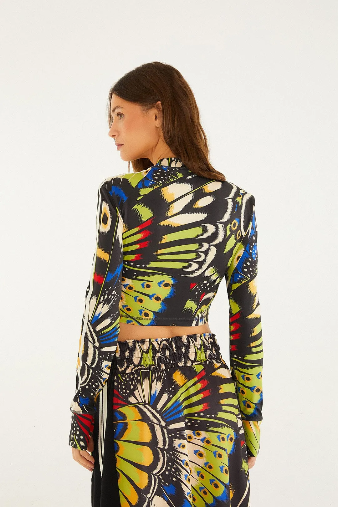 Colorfly Green Adidas Longsleeve sold by FARM Rio product image thumbnail 4