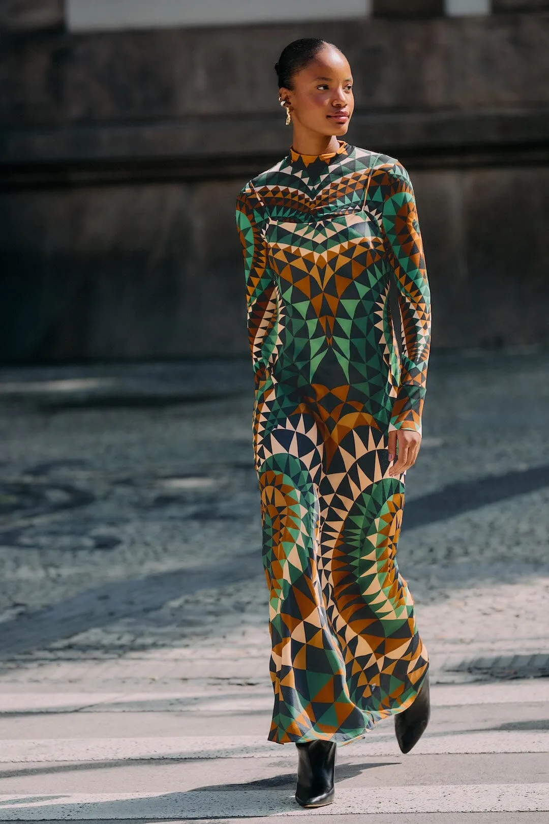 Multicolor Heart Deco Lenzing™ Ecovero™ Viscose Slip Maxi Dress sold by FARM Rio product image thumbnail 4